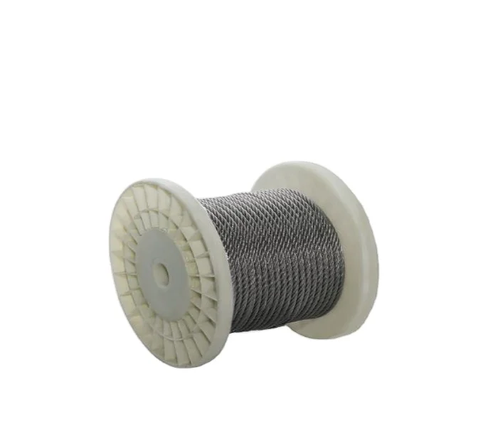 Hot Selling 304 3mm  high tension stainless steel wire rope for brake cable 7*7