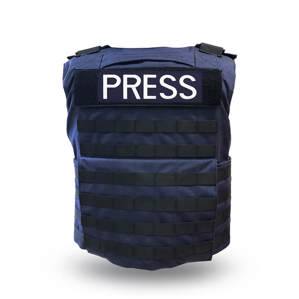 Customizable Hot Sale Outdoor High Visibility Road Media Press Reflective Safety And Security Vest With Your Logo