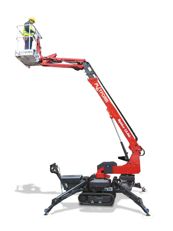 Wholesale sale Cherry Picker 10m-20m Spider Type Crawler Self Elevator Aerial Work Cherry Picker Boom Lift.