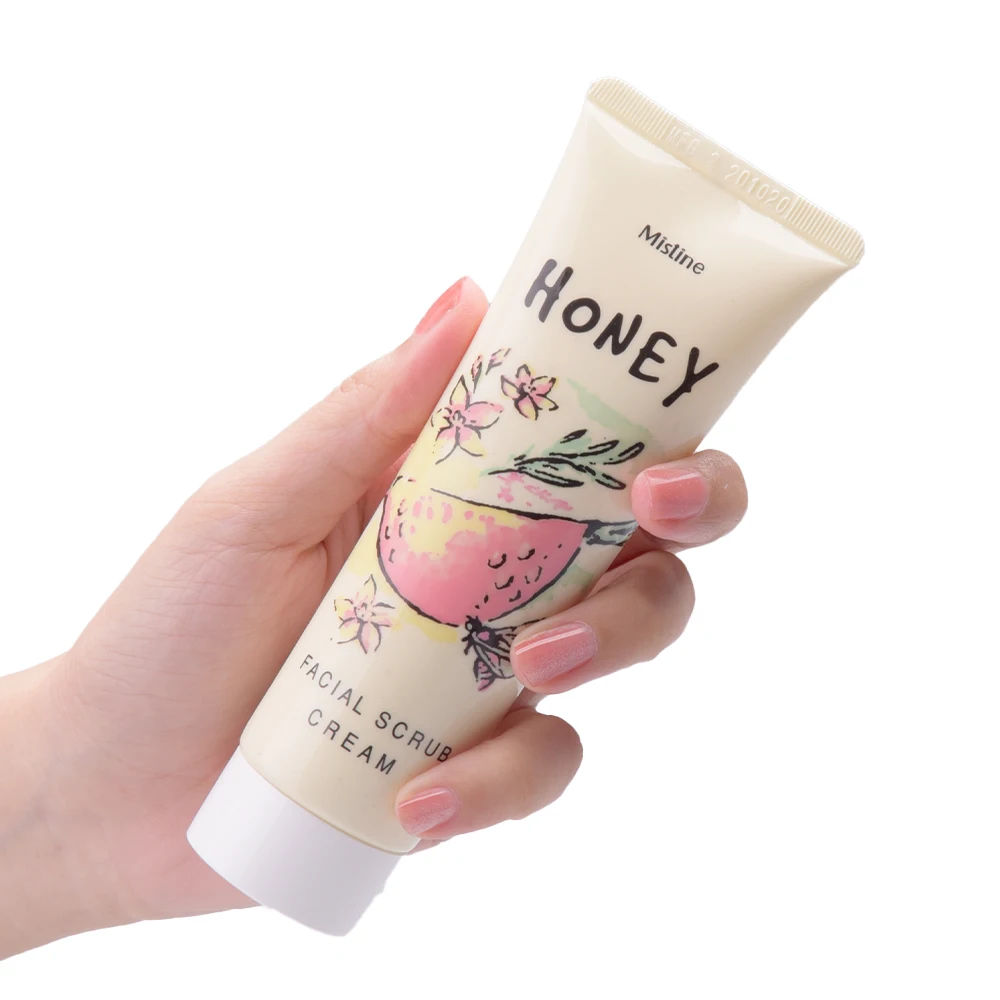 MISTINE HONEY FACIAL SCRUB CREAM Facial Care Face Scrub Skin Care Beauty Woman Products Creamy  Thai Cosmetic Thai Product