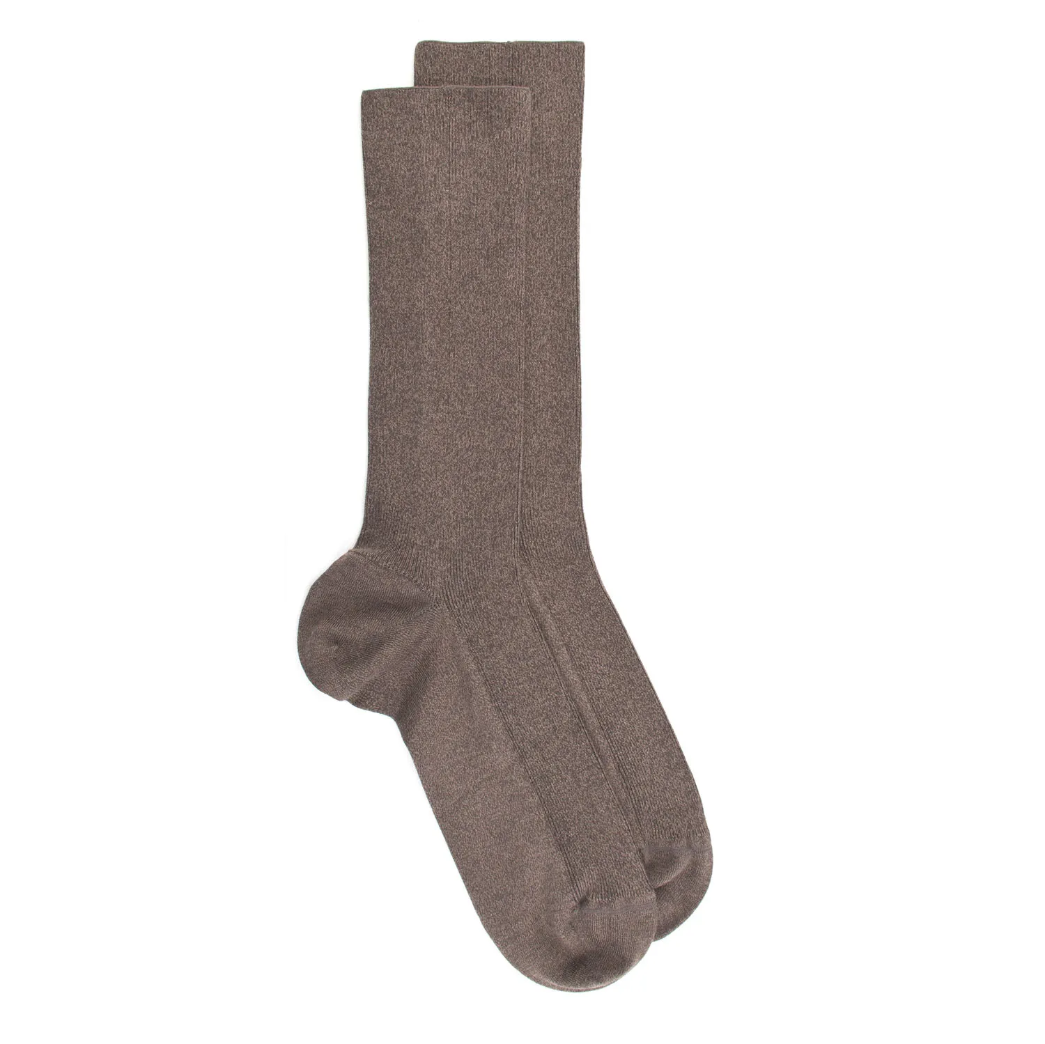 Premium Mens Elastic-Free Ribbed Egyptian Cotton Socks - Ultra-Comfortable And Non-Binding - Ideal For All-Day Wear
