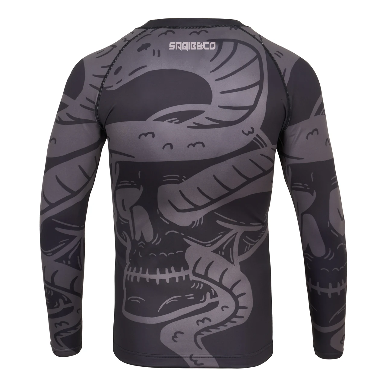 Sportswear 100% polyester man custom sublimation printed long sleeve mma bjj rashguard