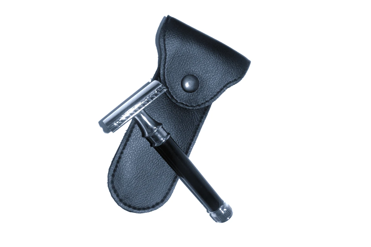 Black and Chrome Safety Razor MS E-32 Black and Chrome Safety Razor