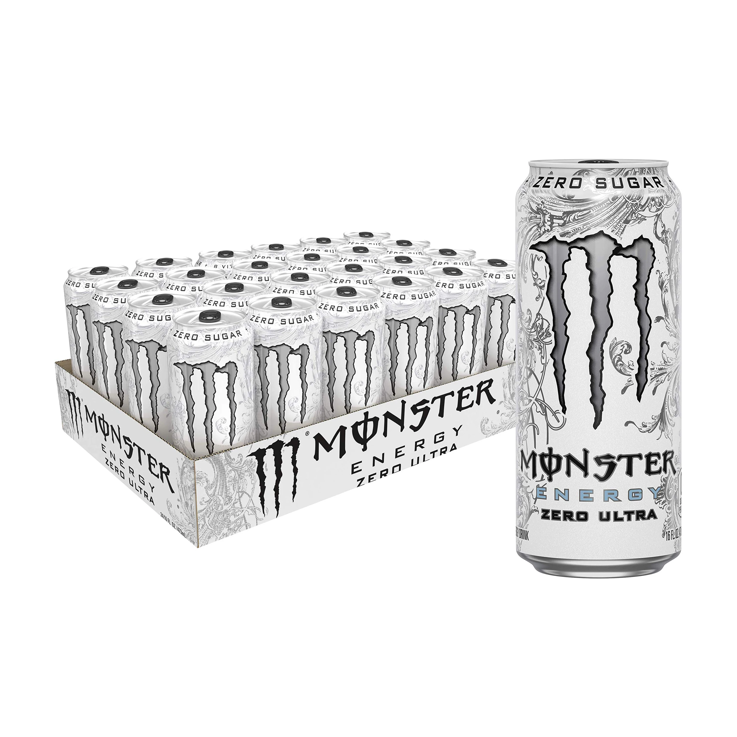 Энергетический напиток Monster Ultra Zero Sugar 2-лучший выбор для тех кто ищет питательный без сахара.