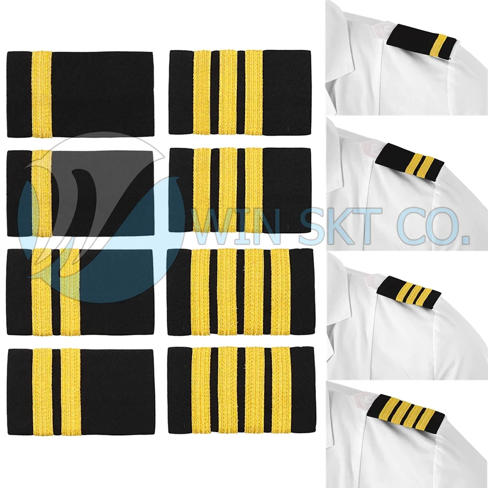 Pakistan Manufacture Navy Uniform Shoulder Board Custom Captain Pattern Rank Epaulet Made in Pakistan