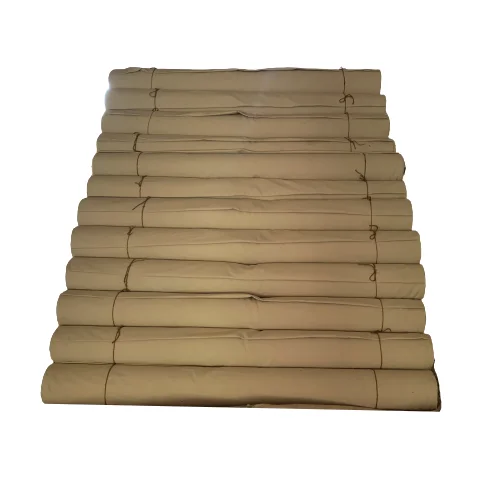 Customized Greige Fabric 100% Organic Cotton Woven Good Wholesale Duck Canvas Fabric for Bag Tent Tarpaulins Shoes Drop Sheet