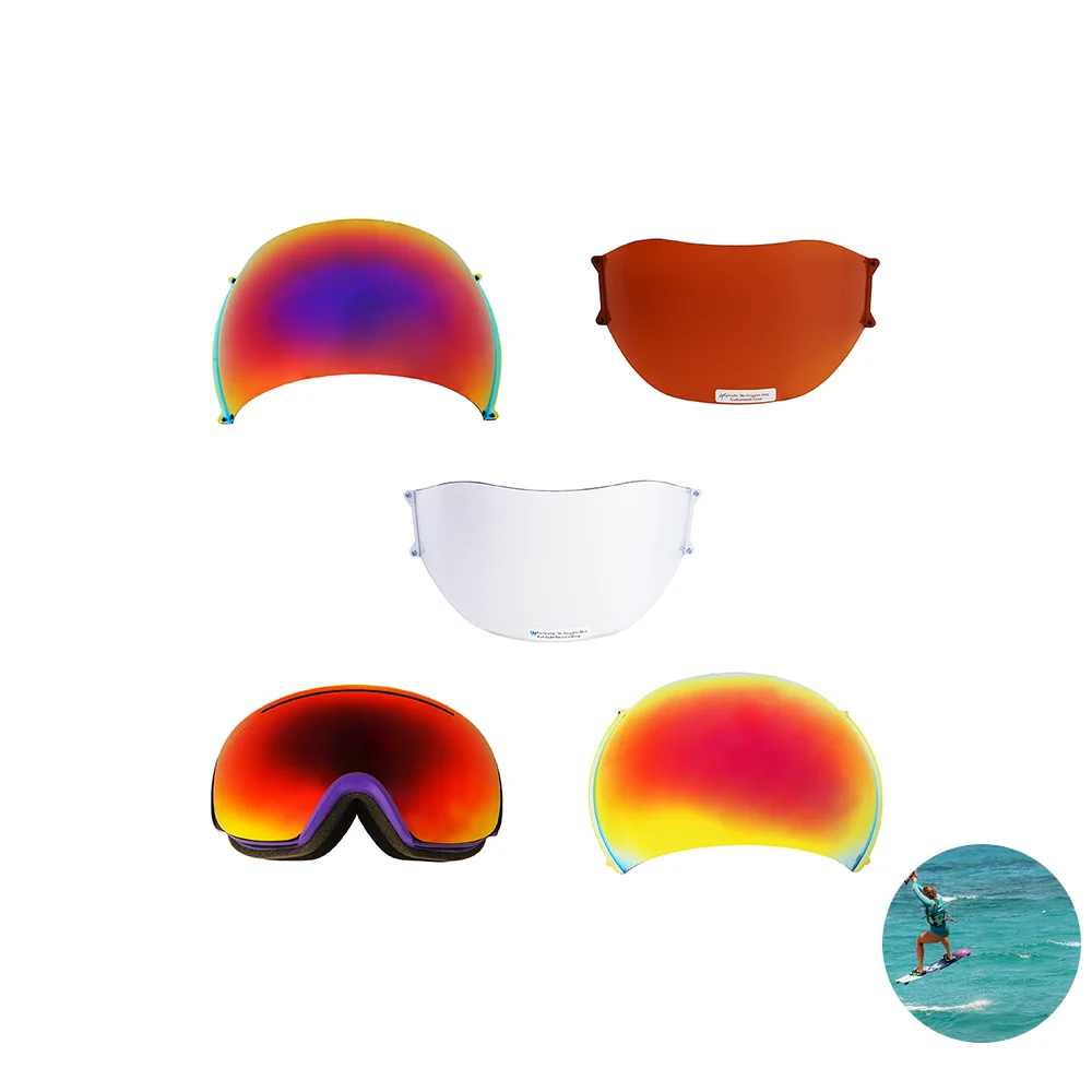 2023 GSG01 Model Ski Goggles Clear Vision Hot Selling Product Featuring Interchangeable Lenses Anti-Fog Features Frame PC