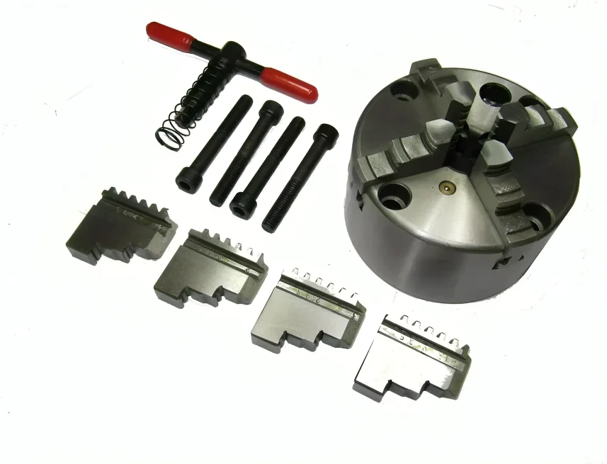 100mm Front Load 4 Jaw Self Centering Chuck With Reversible Jaws (Front Mount)