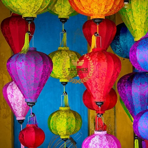 Best price high quality Vietnamese Hoi An Fabric - Silk Lantern for hanging outdoor