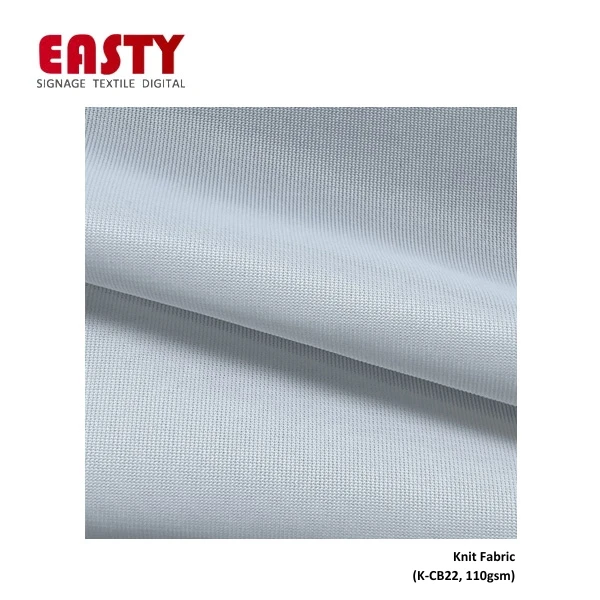100% Polyester Knitted Polydex Fabric Sublimation Jersey White Knit Fabric for Dye Sub Printing