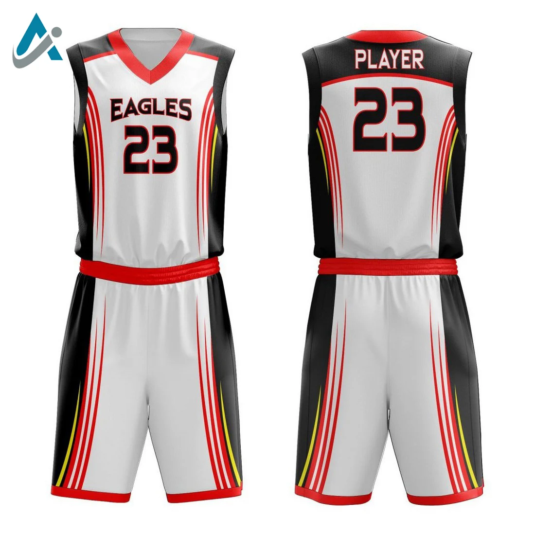 Team Wear Sports Custom sublimation high quality Purple And Multi Full Printed basketball uniform set And jersey