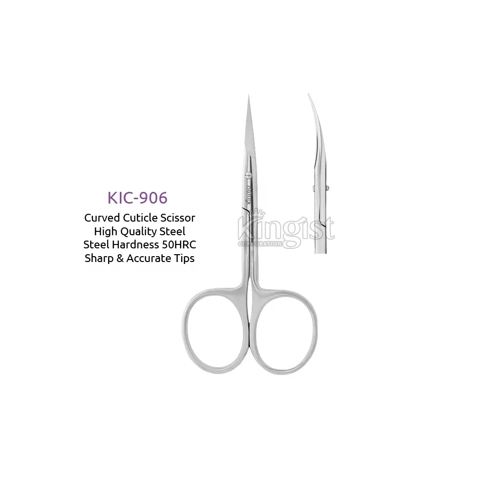 Русские ножницы для кутикулы с индивидуальным логотипом фирменная торговая марка очень тонкие и острые изогнутые маникюра индивидуальной упаковкой