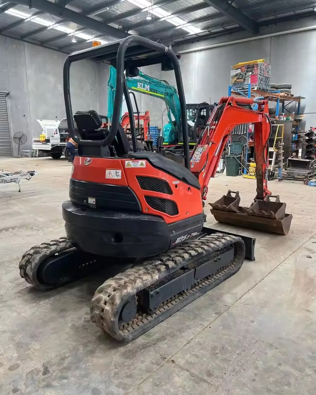 Used mini kubota excavator 15KW 20KW 35KW With Front End Loader And Backhoe Loader