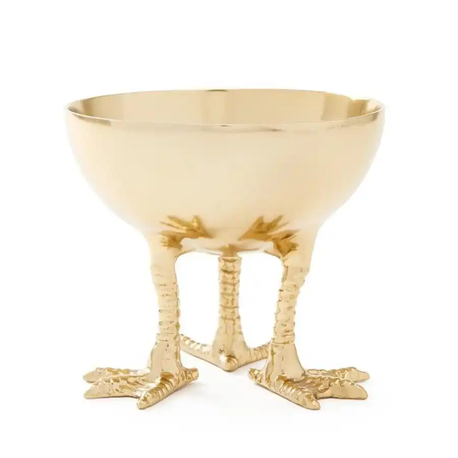 Luxury Stainless Steel Decorative Bowl Customized Design Salad Or Fruits Serving Bowl Handmade Nut Bowl OEM Factory sale