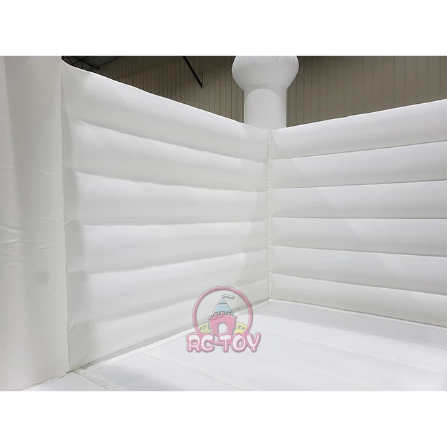Wedding chateau gonflable pastel white bouncy castle adults bounce house inflatable bouncer