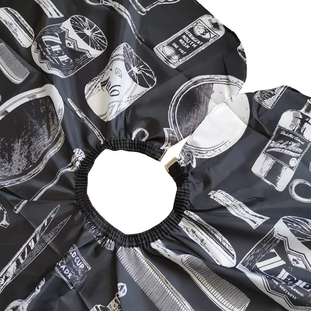 Hair Cutting Barber Capes Salon Style Printed Capes Waterproof Cloth Salon Barber Cape With Custom Logo