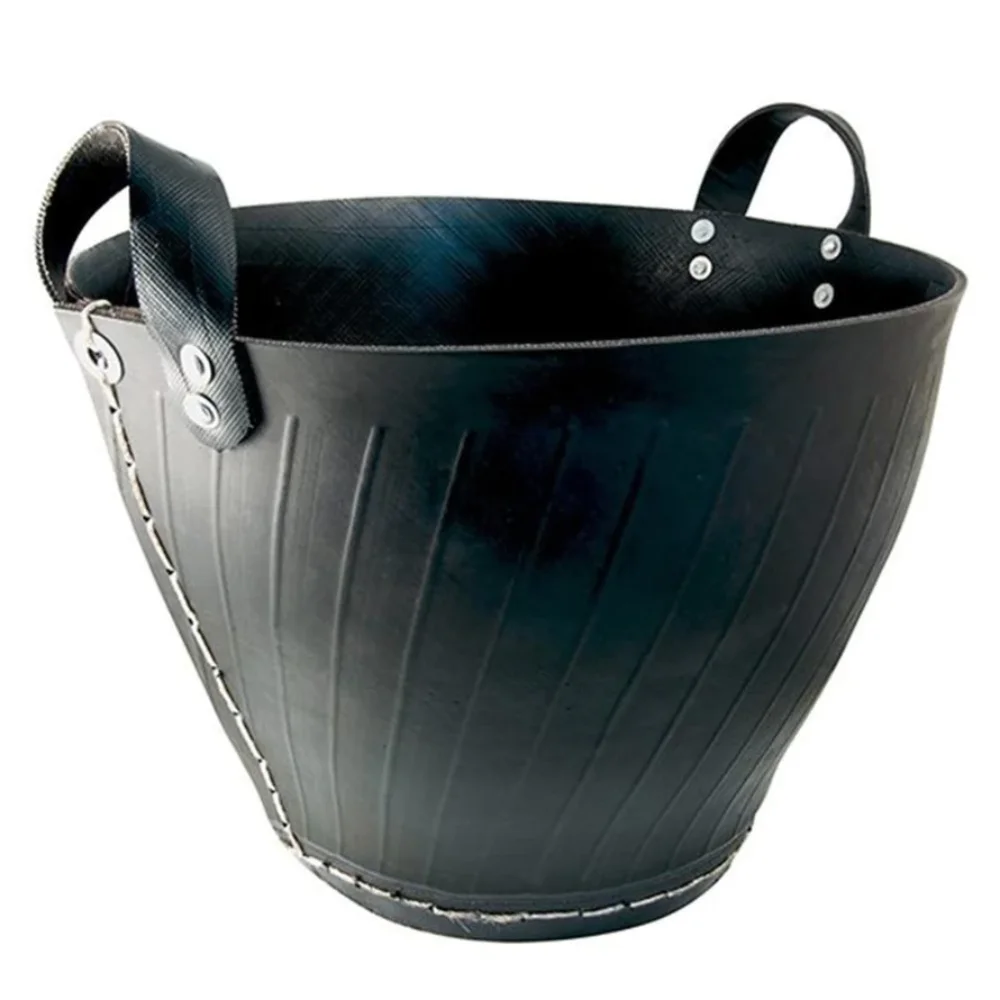 Nice price recycled rubber storage basket outdoor eco-friendly basket handmade in Vietnam