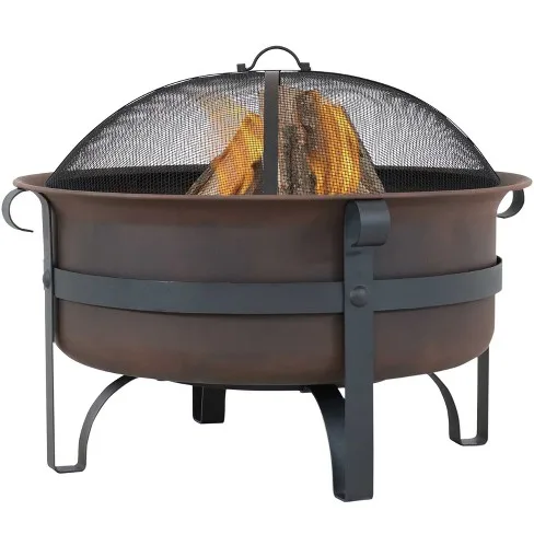 Fire Pit Outdoor Home Garden Backyard Firepit Bowl Fireplace