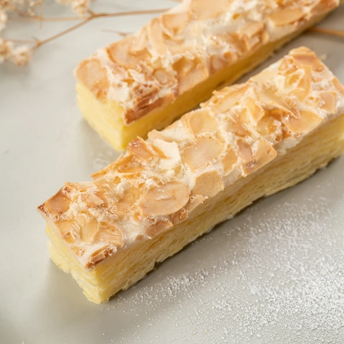 Wholesale Puff Cake Dessert Biscuit Napoleon Pastry Almond Puff-Pastry