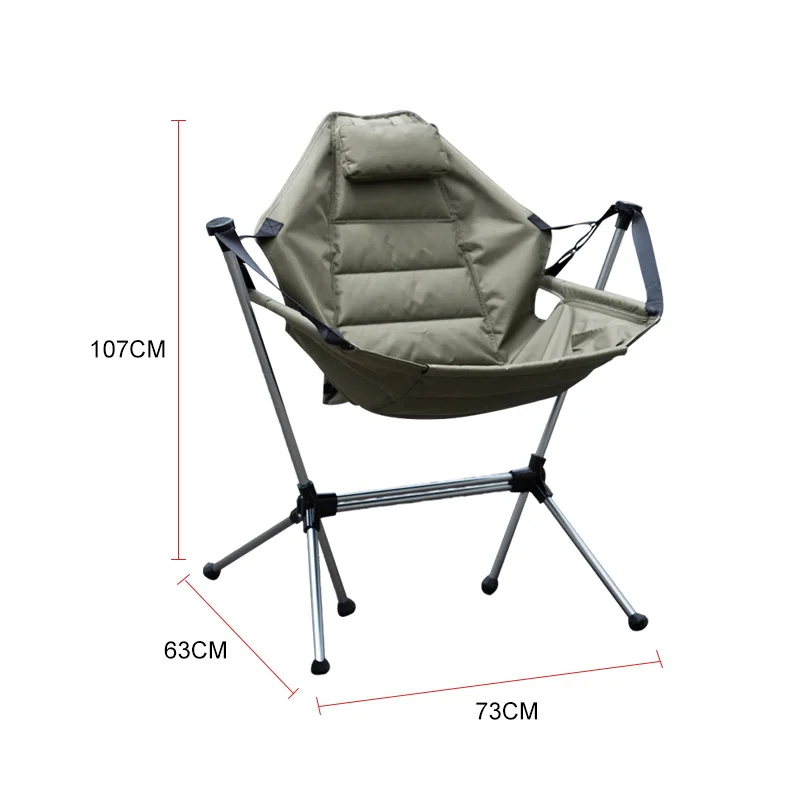 Wholesale Ultralight Portable Foldable Outdoor Hanging Garden Beach Camping Rocking Chair