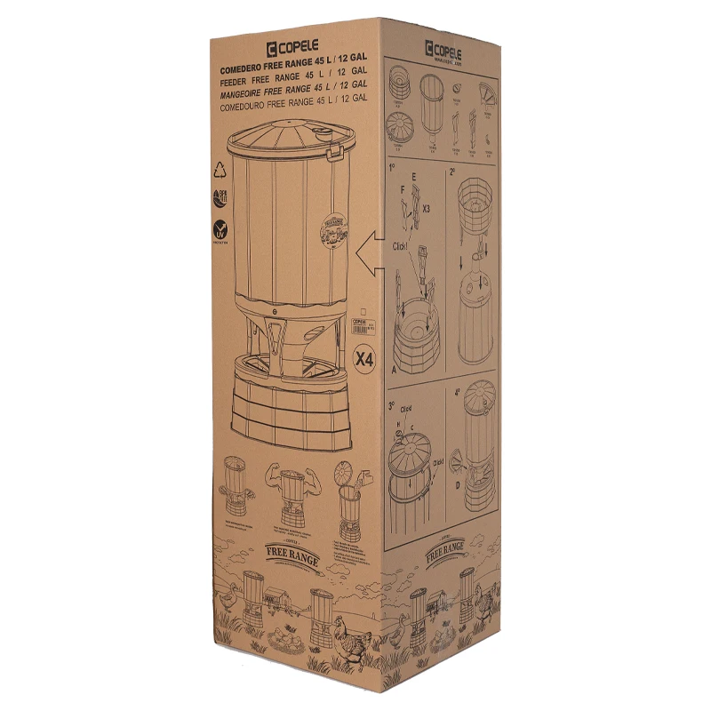 Feeder Silo Free-Range 45 l. (4Pcs/Box)