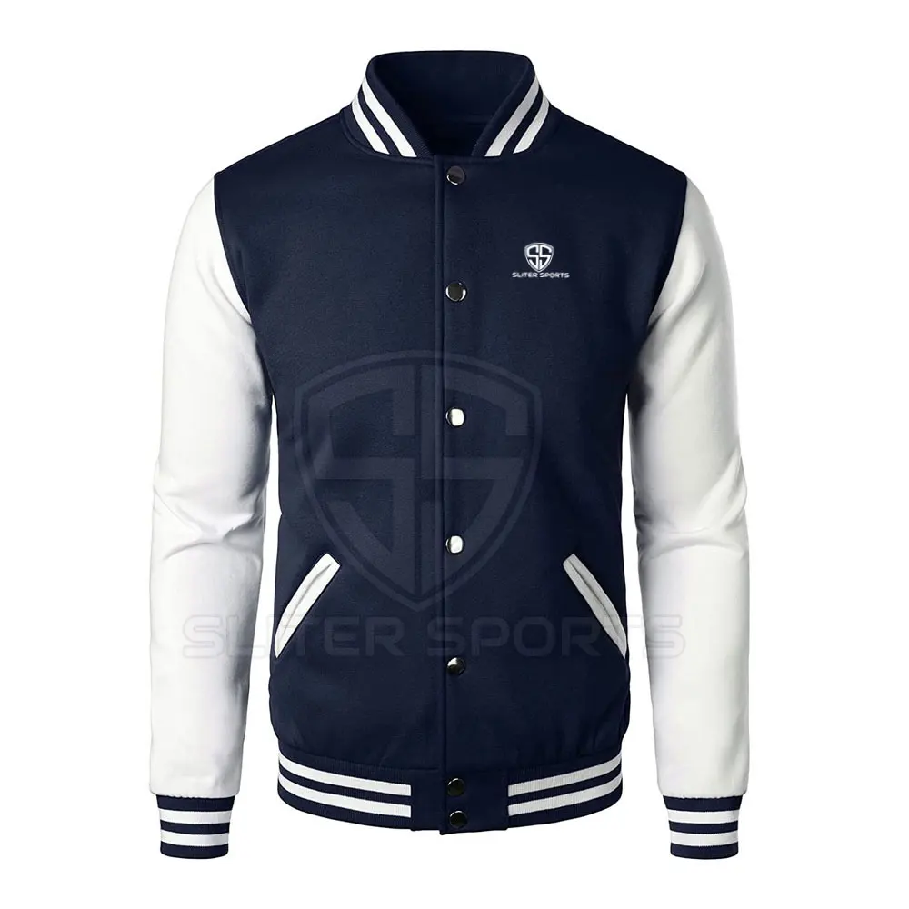 Low MOQ Outdoor Wear Letterman Jacket For Men Fashion Wear Customized Logo Letterman Jacket