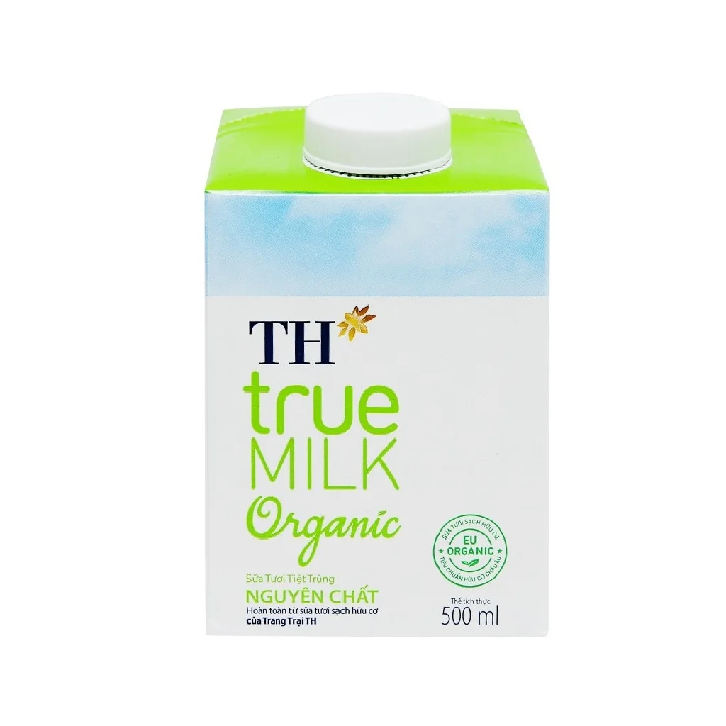 TH True Milk Organic 500ml Delicious Drinks Healthy Beverage Halal Certified Fresh Pure Organic Cow Milk Drink
