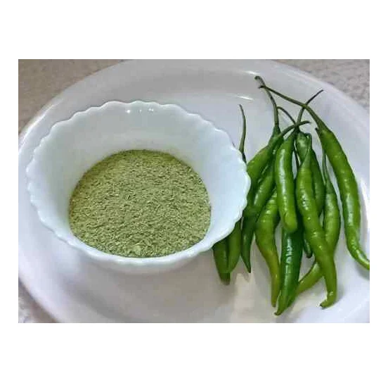 Attractive Price Dehydrated Green Chilli Powder In 1 Kg Packaging From Indian Manufacturer