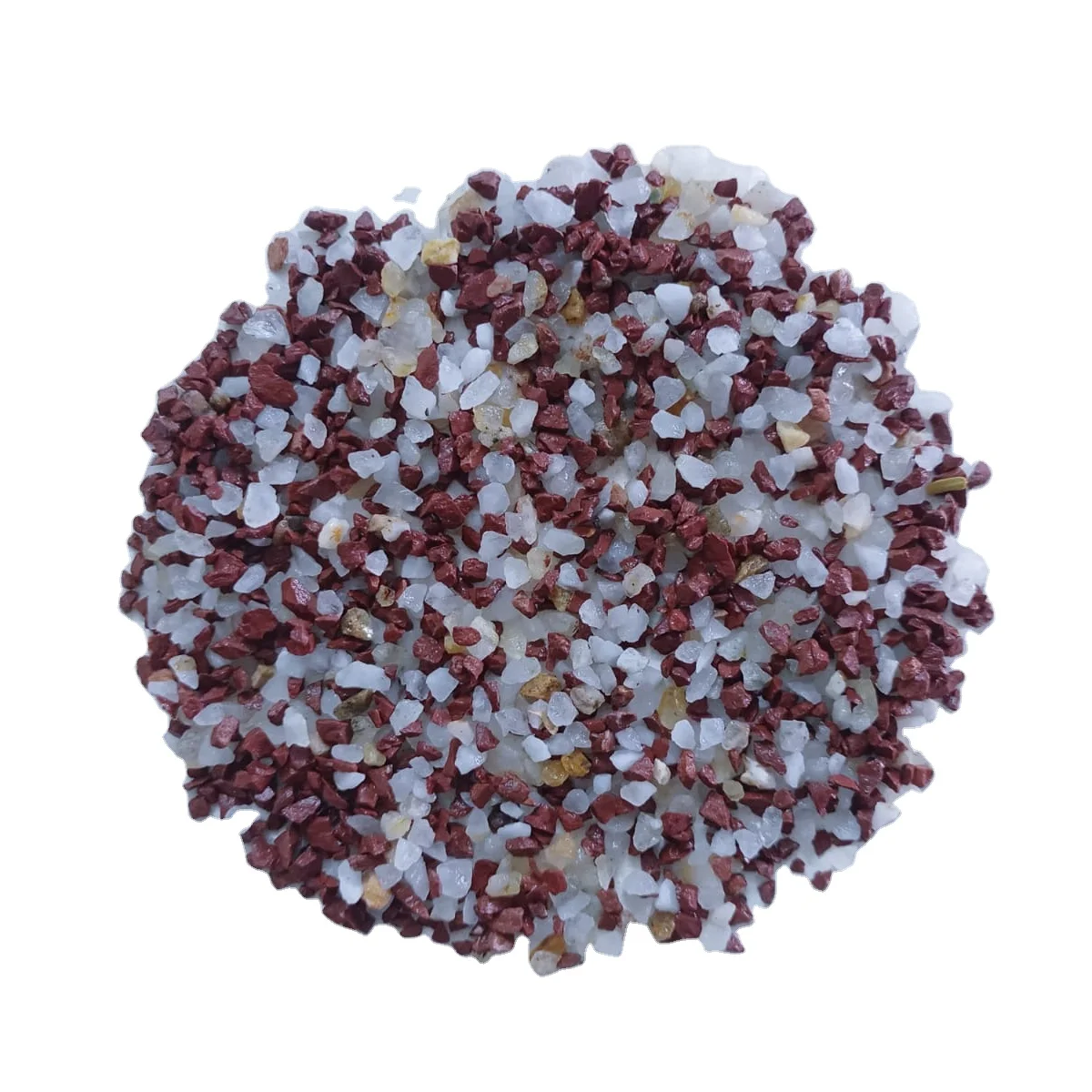 quartz and agate stone crushed chips mixed and used terrazzo floor and industrial epoxy flooring application with hardness 8 nos