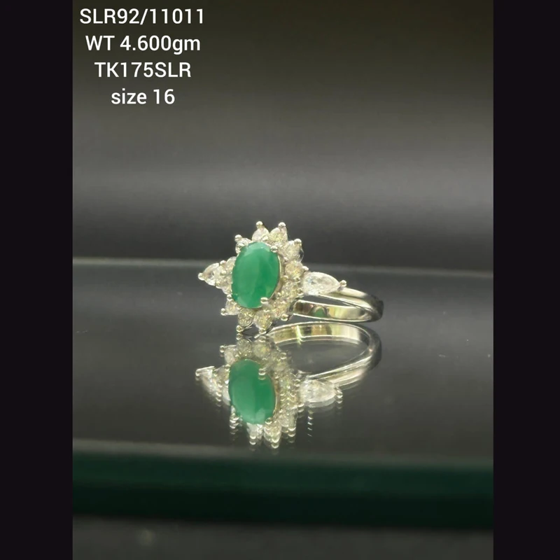 Modern Mixed colored crystal gemstone womens ring light luxury beautiful  zirconium ring micro-inlaid S925 silver gemstone ring