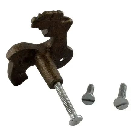 Wholesale Handmade Iron Antique Baby Dear Drawer Knobs Dresser Cabinet Door Handles Cupboard Pulls India MK-253 New Design