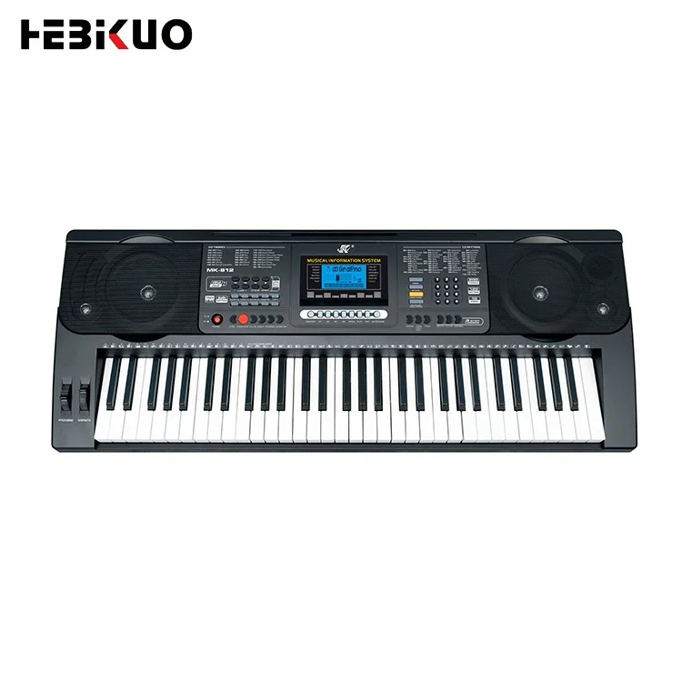 LCD Display Rhythm 128 Supplier Type Music Electronic Keyboard Portable Electrical 61 Keys Keyboard from Singapore