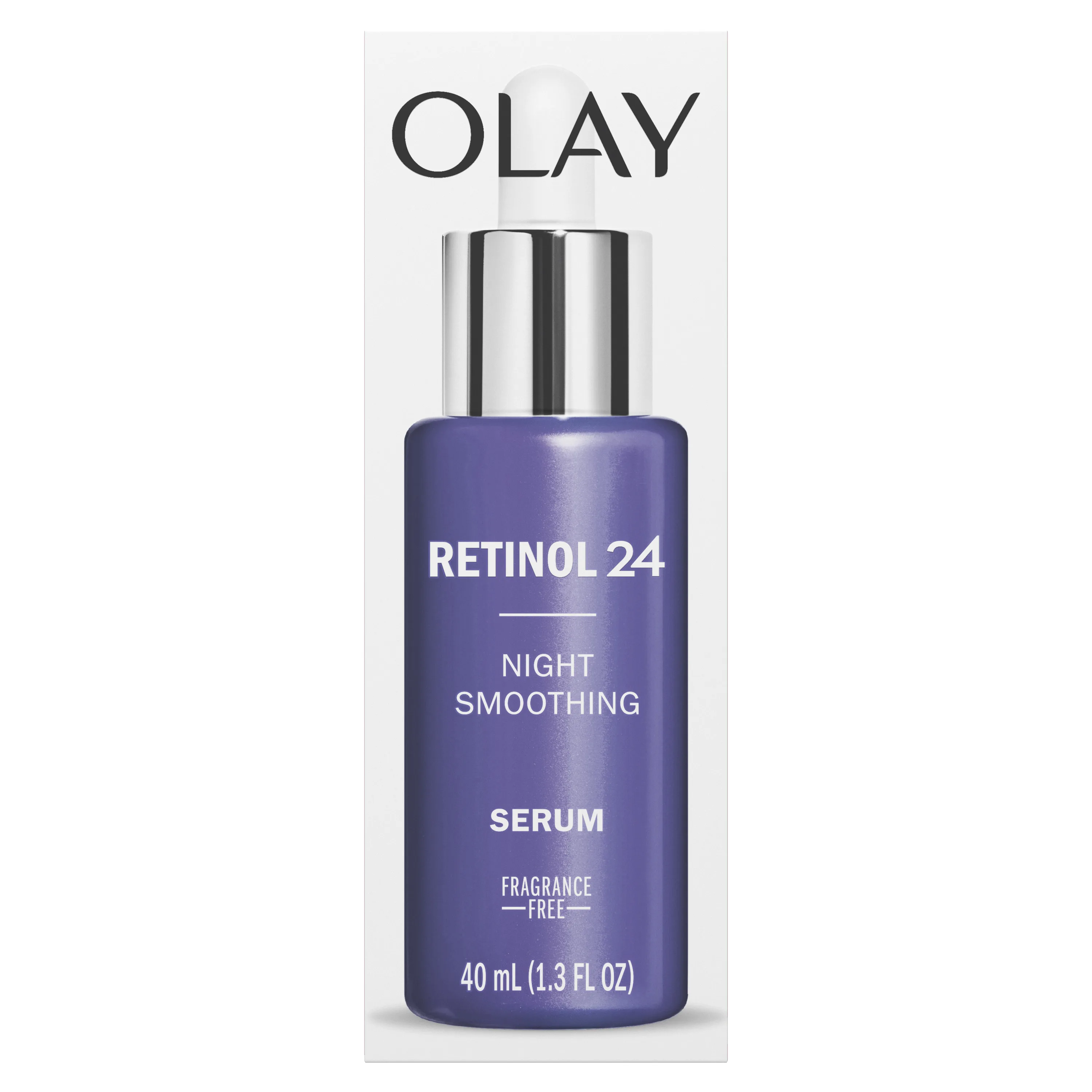 Olay Regenerist Retinol 24 Night Facial Serum, Reduces Fines Lines & Wrinkles, Normal Skin, 1.3 oz