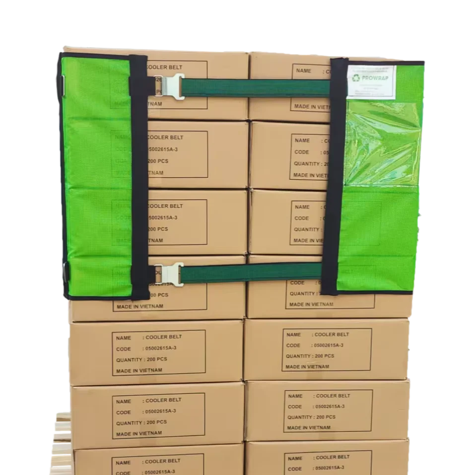 Provina - Reusable Factory Direct Customized Heat Resistant Breathable Green Pallet Wrap for Pallet