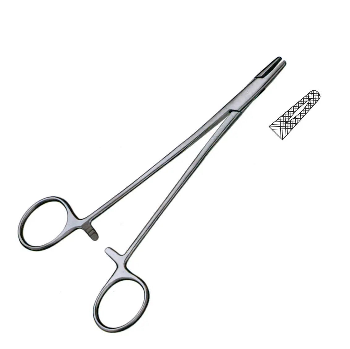 High Quality DERF CONVERSE Needle Holder Stainless Steel Surgical Instruments 12.5 cm by Volgocare Internatioanal