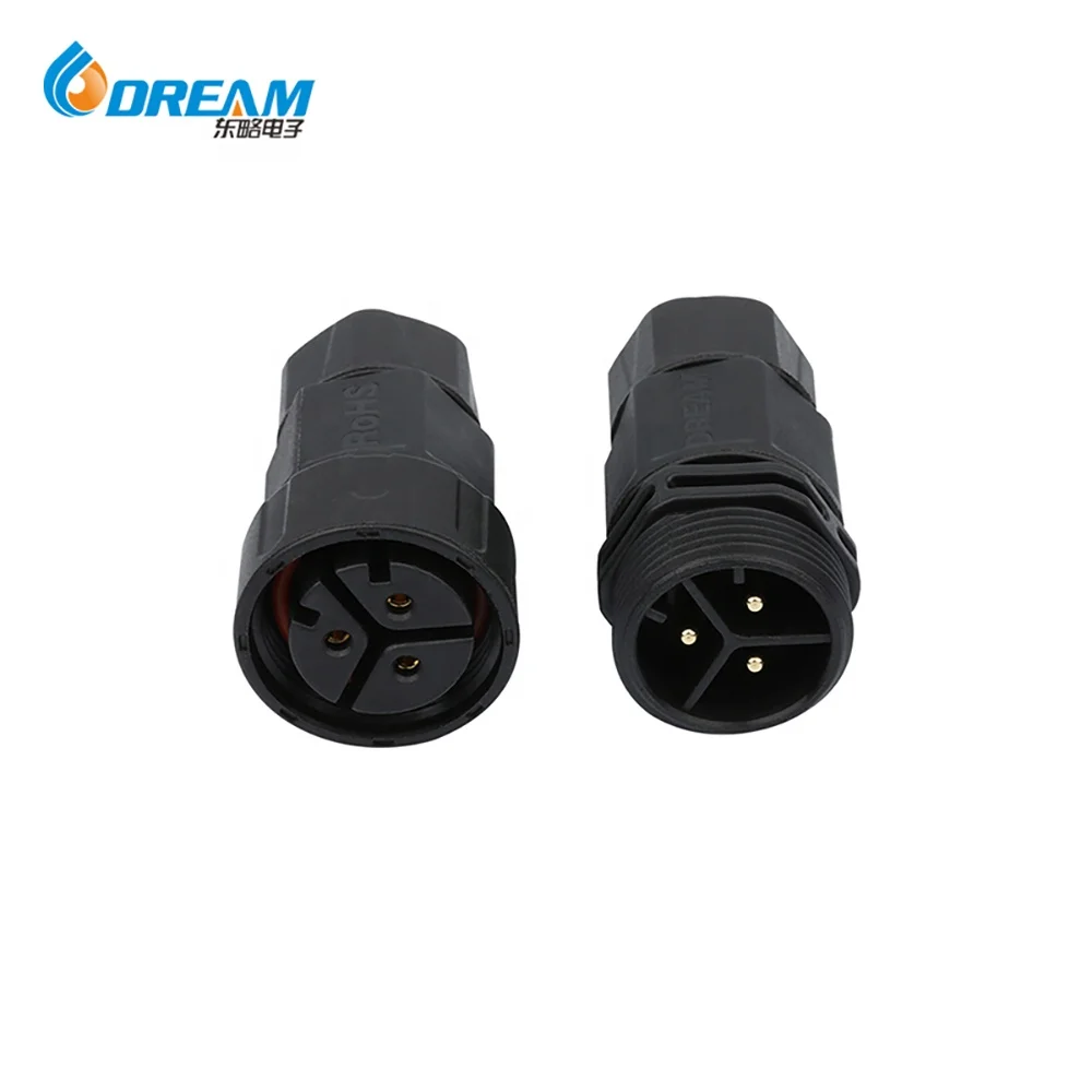 DREAM-START solar panel cables and connectors Screw solar panel cable connector  welding cable connector