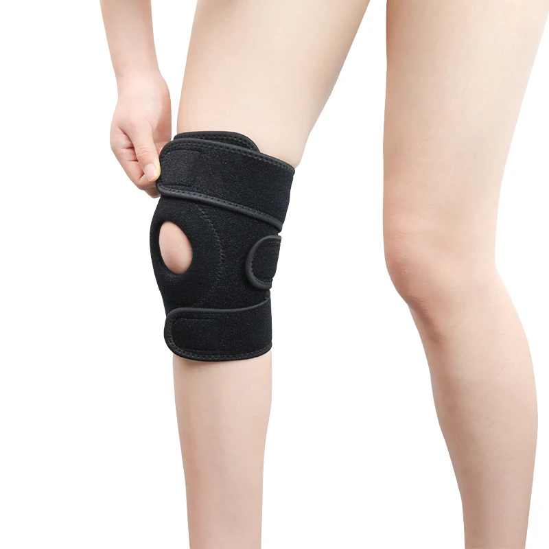 Professional Non-Slip Adjustable Knee Compression Sleeve Support Sleeve Brace for Workout Injury Recovery