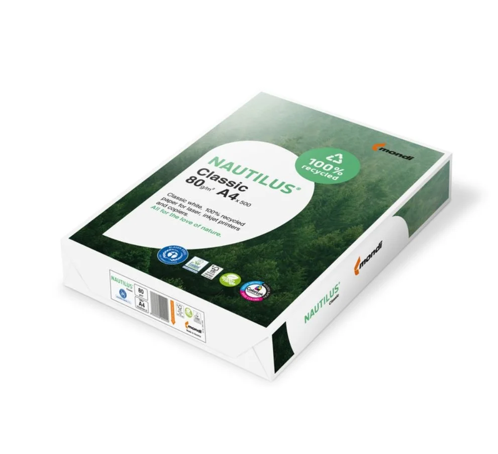 Hot selling NAUTILUS Classic A4 Paper One 80 GSM 70 Gram Copy Paper / Copier - PEFC Bond paper for sale