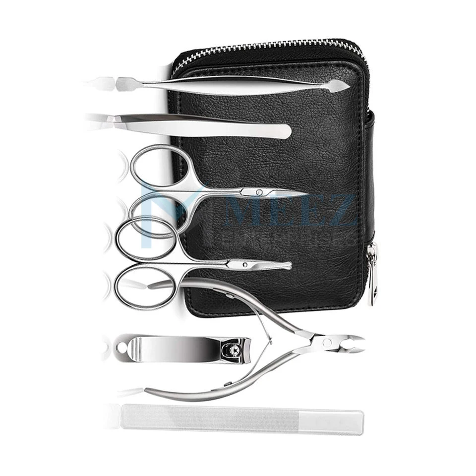 Stainless Steel Manicure Pedicure Stainless Steel Set For Women And Men 7 Pcs Beauty Care Instrument