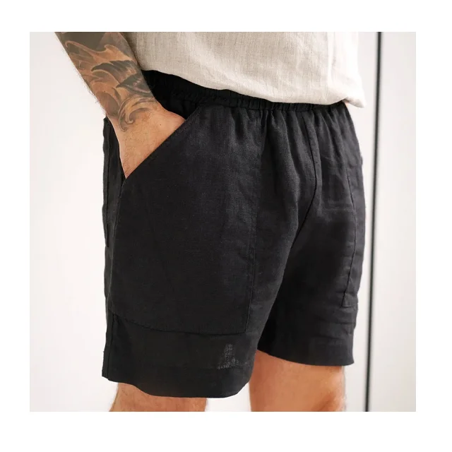 Современные мужские шорты с удобной эластичной тканью и стильными узорами идеально подходят для фитнеса и повседневной одежды