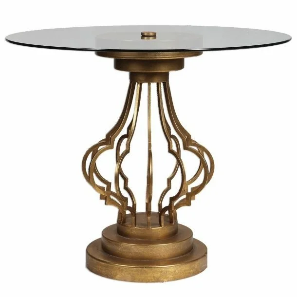 Korean Style Side Table Nesting Simple Round Top Side For News Paper Magazines & Files Top Handmade Round Shape Glass For Coffee