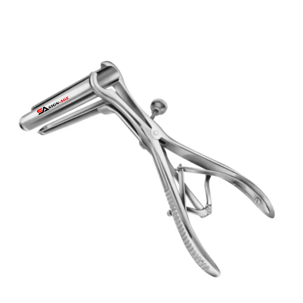 CE Approved Top Rated Stainless Steel 3 Prong Mathieu Anal Vaginal Rectal Rectum Medical Exam Speculum By Sign-Age Surgical