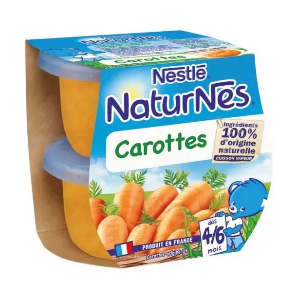 Nestle Naturnes Bio Tarrina Manzana-Pera y Membrillo 6 м 4x90 г-Nestle Cereales Vanille