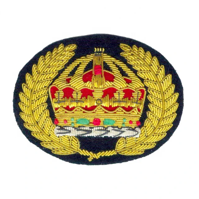 Cap badges embroidered rotary  club badges, war badges, civil war bullion insignias