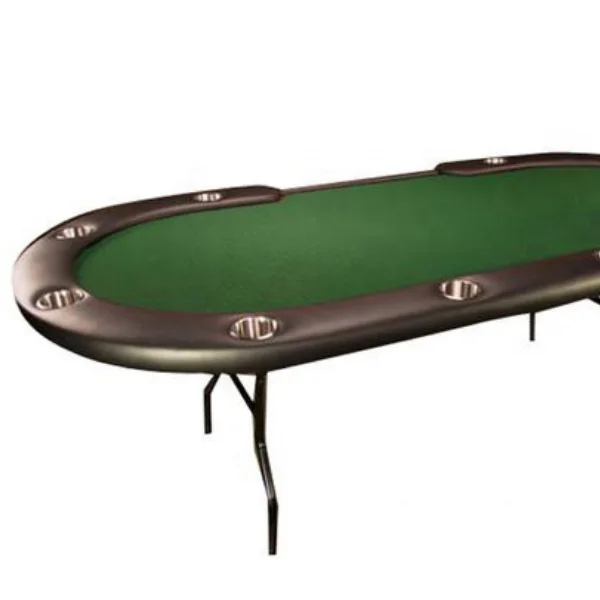 Casino Grade Foldable Table Oval Shape Poker Table