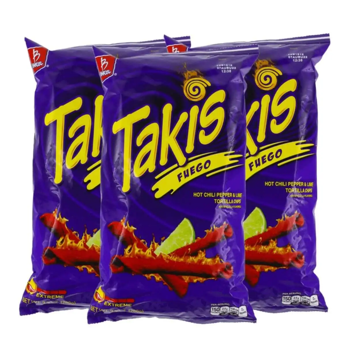 Wholesales Takiswit Good Quality and  Lime Tortilla Chips Individual Packaged Snacks (40 Count Pack)