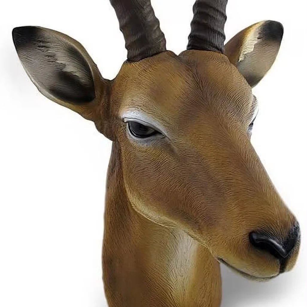 Antelope head life size statue