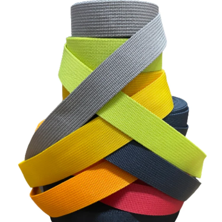 Cotton webbing strap  High Tenacity Best Selling  Using For Garment Bags Home Textile Shoes 100% Polyester Nylon Webbing For Bag