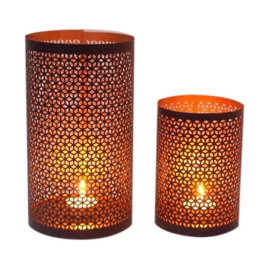 High Quality Powder Coated iron Metal Tea Light Votive Holder Manufacturer Antique Finished Metal Tea Light Candle Holder