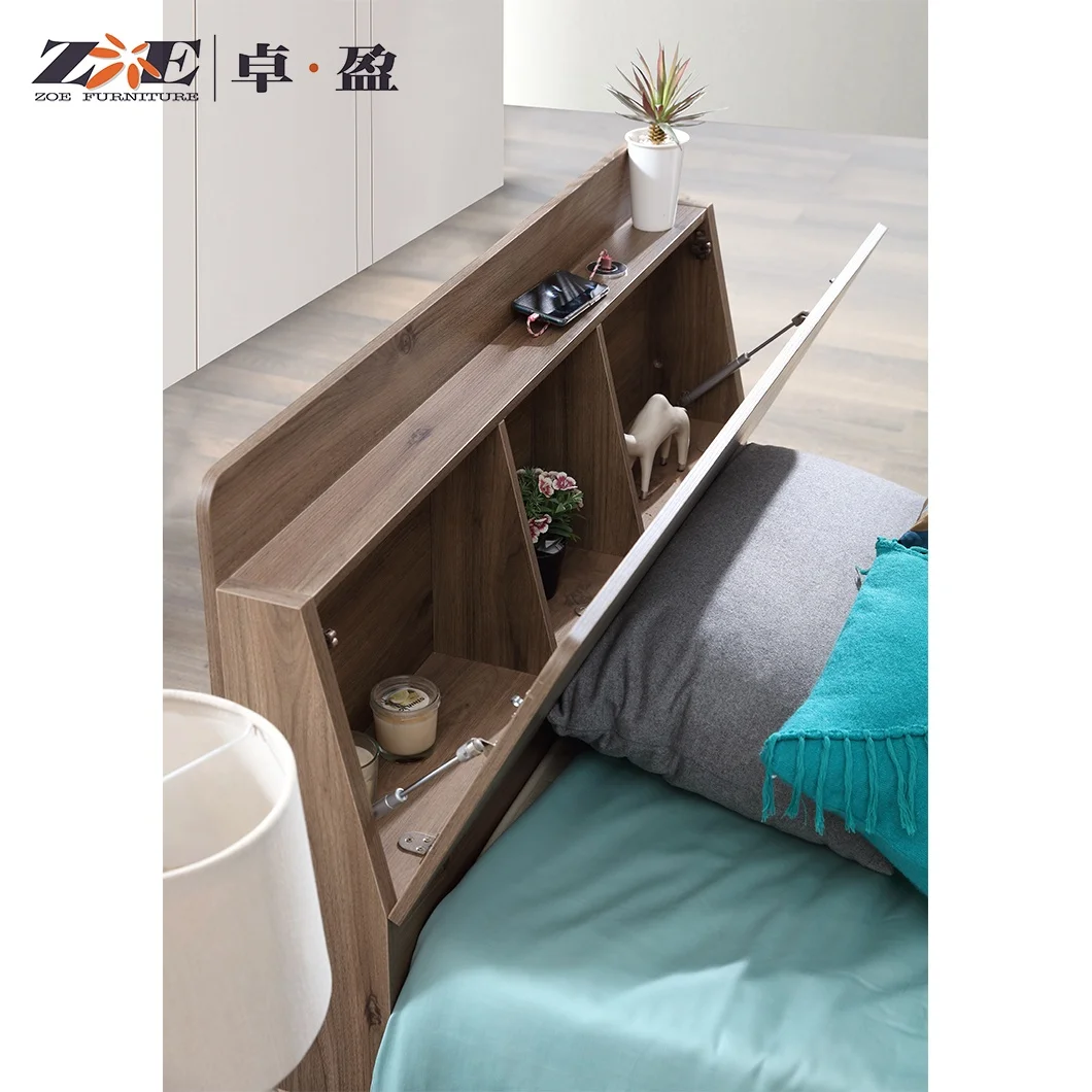 Wholesale Factory Chinese Furniture Modern Single Bedroom Furniture Set Wooden Bedroom Set